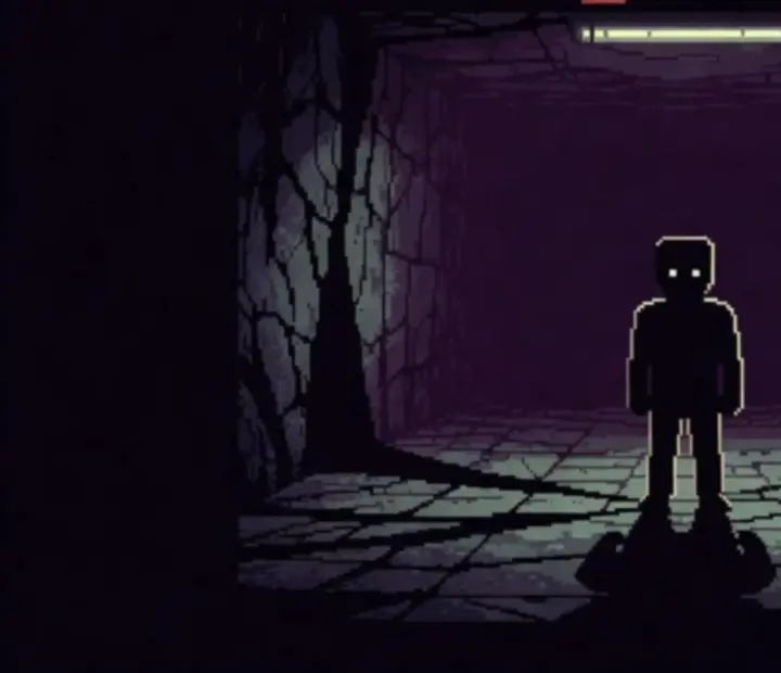 Pixel-art blok reprezentujúci redaktorku Lucky Reviiew.